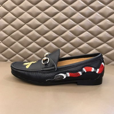 Gucci 2019 Mens Leather Loafer - 구찌 2019 남성용 레더 로퍼 GUCS0376.Size(240 - 270).블랙