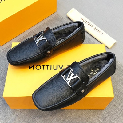 Louis vuitton 2019 Mens Leather Loafer  - 루이비통 2019 남성용 레더 로퍼 LOUS0319,Size(240 - 275).블랙