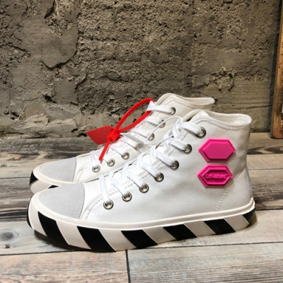 Off-white 2019 Mens Canvas Sneakers - 오프화이트 2019 남성용 캔버스 스니커즈 OFFS0025.Size(240 - 275),화이트