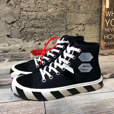 Off-white 2019 Mens Canvas Sneakers - 오프화이트 2019 남성용 캔버스 스니커즈 OFFS0026.Size(240 - 275),블랙