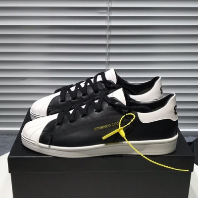 Y-3 2019 Mm / Wm Leather Sneakers - 요지야마모토 2019 남여공용 레더 스니커즈 Y-3S0029,Size(225 - 275).블랙