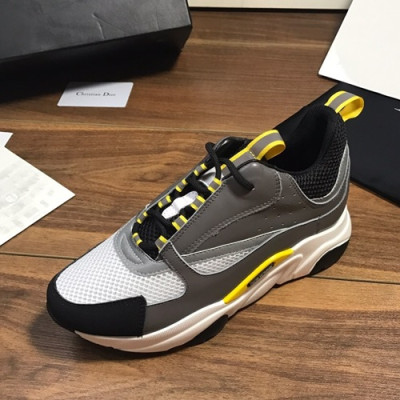 Dior 2019 Mm / Wm Leather Running Shoes - 디올 2019 남여공용 레더 런닝슈즈 DIOS0115,Size(225 - 275).그레이