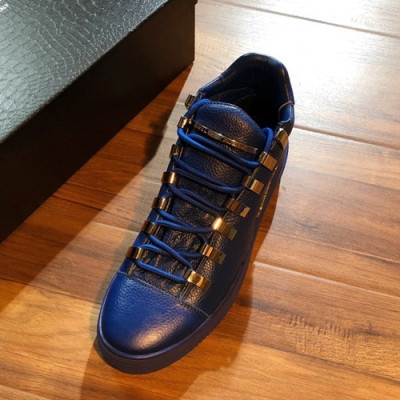 Philipp plein 2019 Mens Leather Sneakers  - 필립플레인 2019 남성용 레더 스니커즈 PPS0118,Size(240 - 275).블루