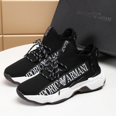 Armani 2019 Mens Sneakers  - 알마니 2019 남성용 스니커즈 ARMS0061,Size(240 - 270).블랙