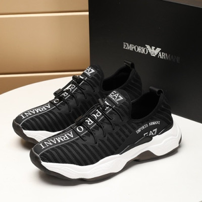 Armani 2019 Mens Sneakers  - 알마니 2019 남성용 스니커즈 ARMS0066,Size(240 - 270).블랙