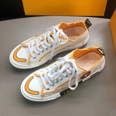 Fendi 2019 Mens Canvas Sneakers - 펜디 2019 남성용 캔버스 스니커즈 FENS0159,Size(240 - 270).화이트
