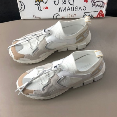 Dolce&Gabbana 2019 Mm / Wm Knit Sneakers  - 돌체앤가바나 2019 남여공용 니트 스니커즈 DGS0080,Size(225 - 280).화이트