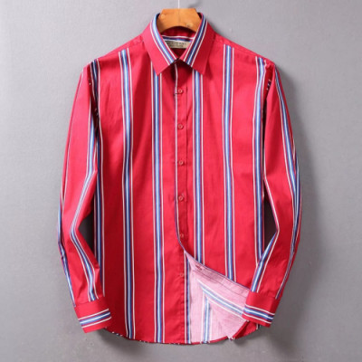 Burberry 2019 Mens Vintage Logo Cotton shirt - 버버리 2019 남성 빈티지 로고 코튼 셔츠 Bur01202x.Size(m - 2xl).레드