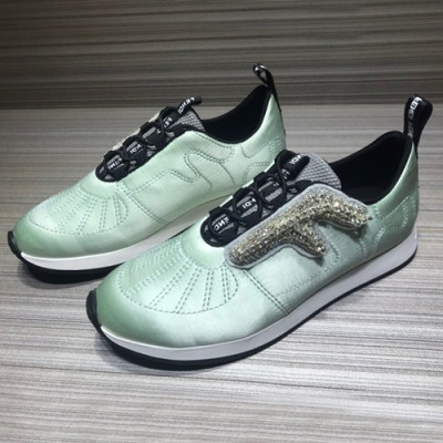 Fendi 2019 Ladies Silk Sneakers - 펜디 2019 여성용 실크 스니커즈 FENS0166.Size(225 - 255).그린