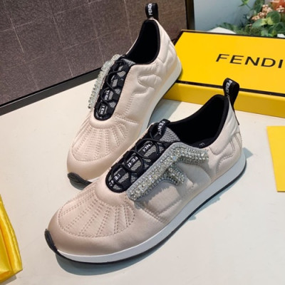 Fendi 2019 Ladies Silk Sneakers - 펜디 2019 여성용 실크 스니커즈 FENS0169.Size(225 - 255).베이지