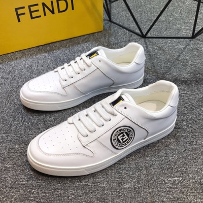 Fendi 2019 Mens Leather Sneakers - 펜디 2019 남성용 레더 스니커즈 FENS0175,Size(240 - 270).화이트