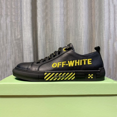Off-white 2019 Mens Leather Sneakers - 오프화이트 2019 남성용 레더 스니커즈 OFFS0031.Size(240 - 270),블랙