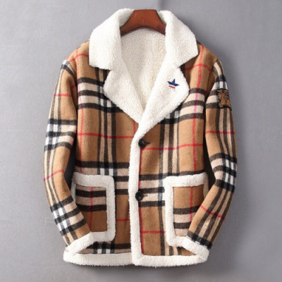 Burberry 2019 Mens Casual Flannel Jacket - 버버리 2019 남성 캐쥬얼 플란넬 자켓 Bur01233x.Size(m - 4xl).브라운