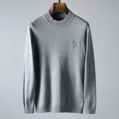 Burberry 2019 Mens Retro Logo Crew - neck Sweater - 버버리 2019 남성 레트로 로고 크루넥 스웨터  Bur01246x.Size(m - 3xl).그레이