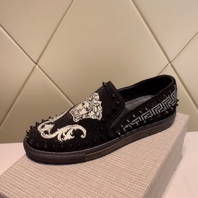 Versace 2019 Mens Slip On - 베르사체 2019 남성용 슬립온,VERS0116.Size (240 - 270).블랙