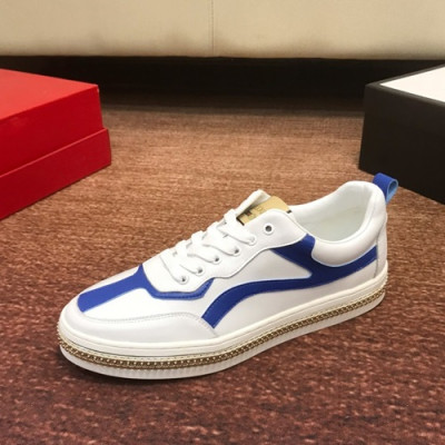 Gucci 2019 Mens Leather Sneakers - 구찌 2019 남성용 레더 스니커즈 GUCS0446,Size(240 - 270).화이트