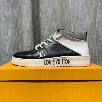 Louis Vuitton 2019 Mens Leather Sneakers - 루이비통 2019 남성용 레더 스니커즈 LOUS0365.Size(240 - 270).블랙