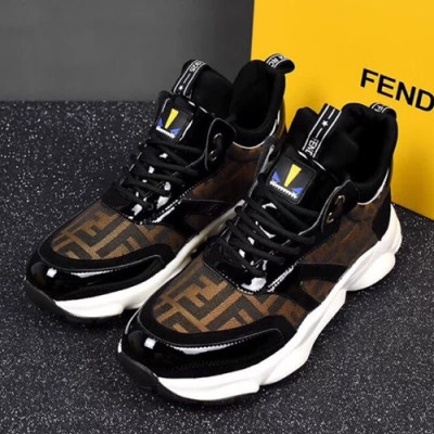 Fendi 2019 Mens Leather Sneakers - 펜디 2019 남성용 레더 스니커즈 FENS0189,Size(240 - 270).브라운