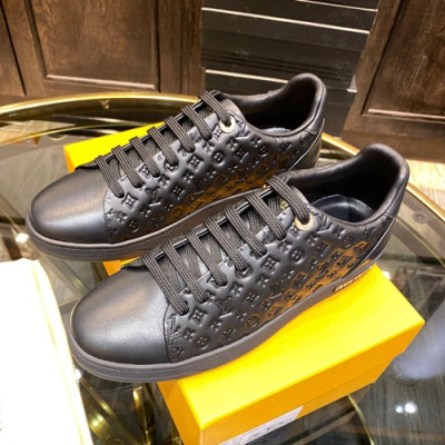 Louis Vuitton 2019 Mens Leather Sneakers - 루이비통 2019 남성용 레더 스니커즈 LOUS0367.Size(240 - 270).블랙