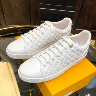 Louis Vuitton 2019 Mens Leather Sneakers - 루이비통 2019 남성용 레더 스니커즈 LOUS0368.Size(240 - 270).화이트