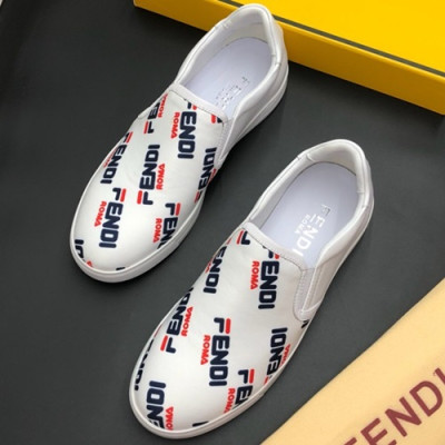 Fendi 2019 Mens Slip On - 펜디 2019 남성용 슬립온 FENS0193,Size(240 - 270).화이트