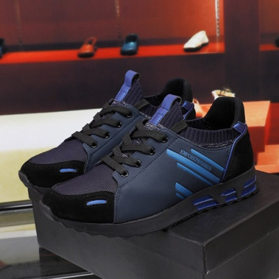 Armani 2019 Mens Sneakers  - 알마니 2019 남성용 스니커즈 ARMS0084,Size(240 - 270).네이비
