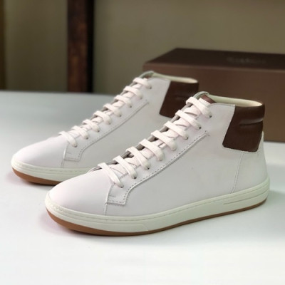 [매장판]Berluti 2019 Mens Leather Sneakers -  벨루티 2019 남성용 레더 스니커즈 BERTS0051.Size(245 - 265).화이트