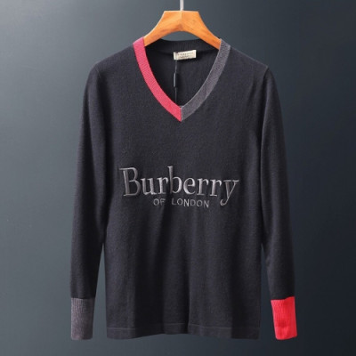 Burberry 2019 Mens Logo Casual Sweater - 버버리 2019 남성 로고 캐쥬얼 스웨터 Bur01258x.Size(m - 3xl).블랙