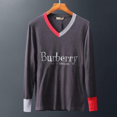 Burberry 2019 Mens Logo Casual Sweater - 버버리 2019 남성 로고 캐쥬얼 스웨터 Bur0894x.Size(m - 3xl).그레이
