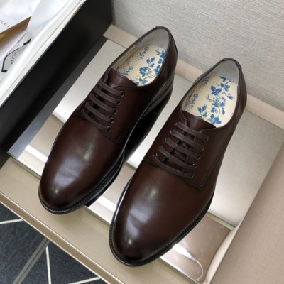 Gucci 2019 Mens Leather Oxford Shoes -  구찌 2019 남성용 레더 옥스퍼드 슈즈 GUCS0462.Size(245 - 270).브라운