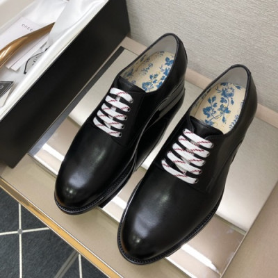 Gucci 2019 Mens Leather Oxford Shoes -  구찌 2019 남성용 레더 옥스퍼드 슈즈 GUCS0464.Size(245 - 270).블랙