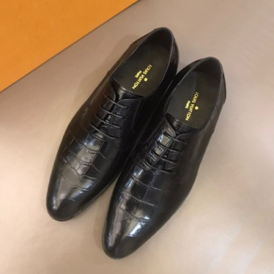 Louis Vuitton 2019 Mens Leather Oxford Shoes - 루이비통 2019 남성용 레더 옥스퍼드 슈즈 LOUS0381,Size(240 - 270).블랙