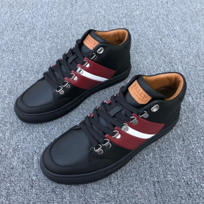Bally 2019 Mens Leather Sneakers - 발리 2019 남성용 레더 스니커즈,BALS0080,Size(245 - 265).블랙