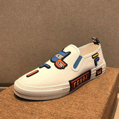 Fendi 2019 Mens Slip On - 펜디 2019 남성용 슬립온 FENS0206,Size(240 - 270).화이트