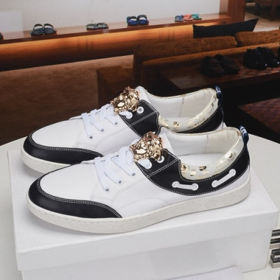Versace 2019 Mens Leather Sneakers - 베르사체 2019 남성용 레더 스니커즈 VERS0170,Size (240 - 270).화이트