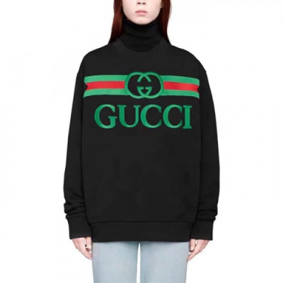 Gucci 2019 Mm/Wm Logo Cotton Man-to-man - 구찌 남자 로고 코튼 맨투맨 Guc01482x.Size(xs - l).블랙