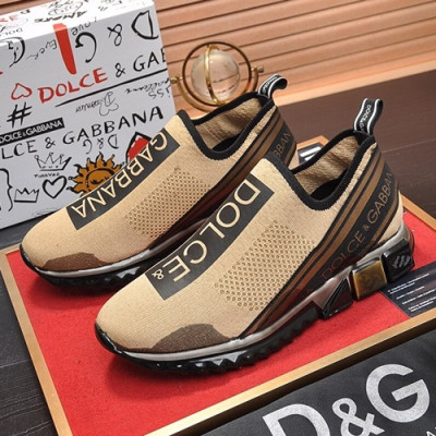 Dolce&Gabbana 2019 Mens Running Shoes - 돌체앤가바나 2019 남성용 런닝슈즈 DGS0117,Size(240 - 270).다크베이지