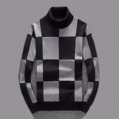 Burberry 2019 Mens Retro Logo Turtle-neck Sweater - 버버리 2019 남성 레트로 로고 터틀넥 스웨터 Bur01287x.Size(m - 4xl).블랙