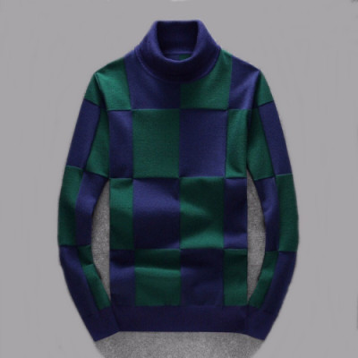 Burberry 2019 Mens Retro Logo Turtle-neck Sweater - 버버리 2019 남성 레트로 로고 터틀넥 스웨터 Bur01289x.Size(m - 4xl).그린