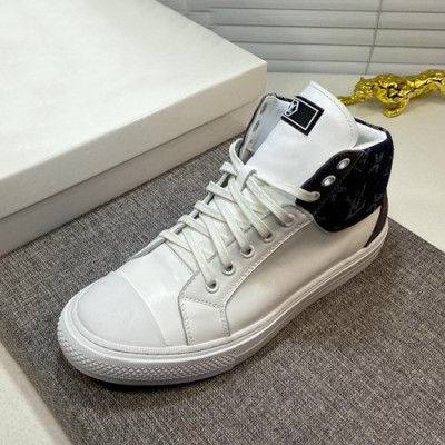 Louis Vuitton 2019 Mens Leather Sneakers - 루이비통 2019 남성용 레더 스니커즈 LOUS0403,Size(240 - 270).화이트