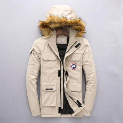 Canada goose 2019 Mens Patch Logo Casual Down Jacket - 캐나다구스 2019 남성 패치 로고 캐쥬얼 솜옷 자켓 Can0165x.Size(m - 3xl).아이보리