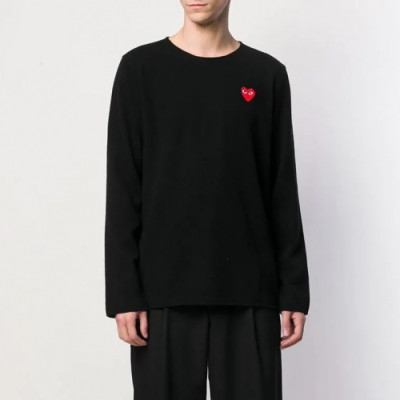 Cdgplay 2019 Mens Wool Sweater - 꼼데가르송 2019 남성 라운드 울 스웨터 - cdg26x