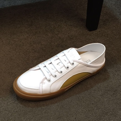 Fendi 2019 Mens Leather Sneakers - 펜디 2019 남성용 레더 스니커즈 FENS0224,Size(240 - 270).화이트