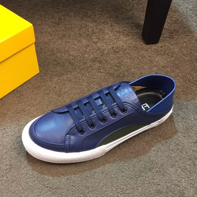 Fendi 2019 Mens Leather Sneakers - 펜디 2019 남성용 레더 스니커즈 FENS0227,Size(240 - 270).블루