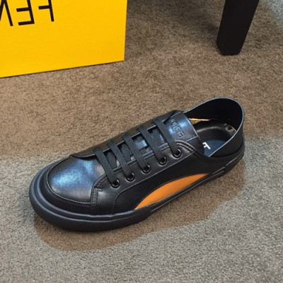 Fendi 2019 Mens Leather Sneakers - 펜디 2019 남성용 레더 스니커즈 FENS0228,Size(240 - 270).블랙