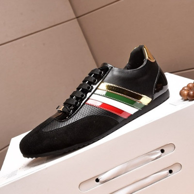 Dolce&Gabbana 2019 Mens Leather Sneakers  - 돌체앤가바나 2019  남성용 레더 스니커즈 DGS0131,Size(240 - 270),블랙