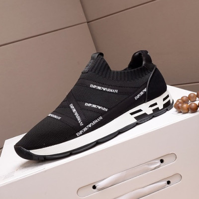 Armani 2019 Mens Sneakers  - 알마니 2019 남성용 스니커즈 ARMS0103,Size(240 - 270).블랙