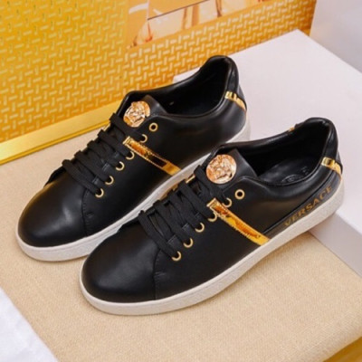 Versace 2019 Mens Leather Sneakers - 베르사체 2019 남성용 레더 스니커즈 VERS0207,Size (240 - 270).블랙