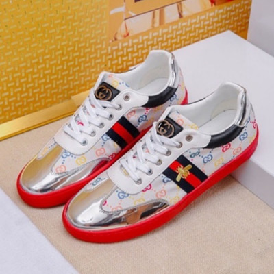 Gucci 2019 Mens Leather Sneakers - 구찌 2019 남성용 레더 스니커즈 GUCS0525,Size(240 - 270),화이트