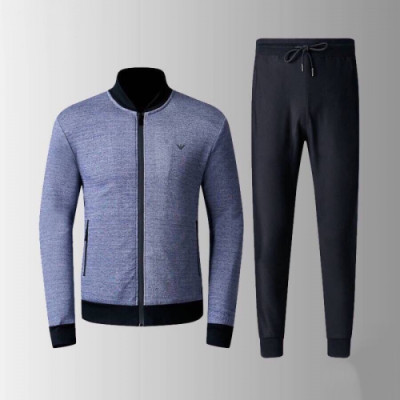 Emporio Armani 2019 Mens Cotton Training Clothes&Pants - 알마니 2019 남성 코튼 트레이닝복&팬프 Arm0333x.Size(m - 3xl).네이비